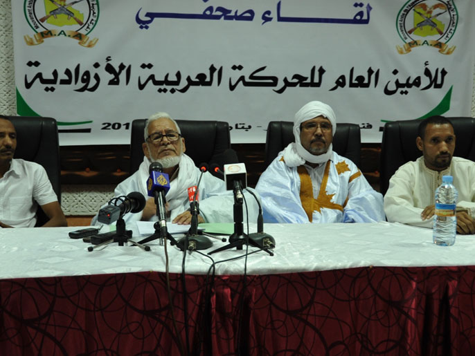 صورة من الارشيف للأمين العام للحركة العربية الأزادية